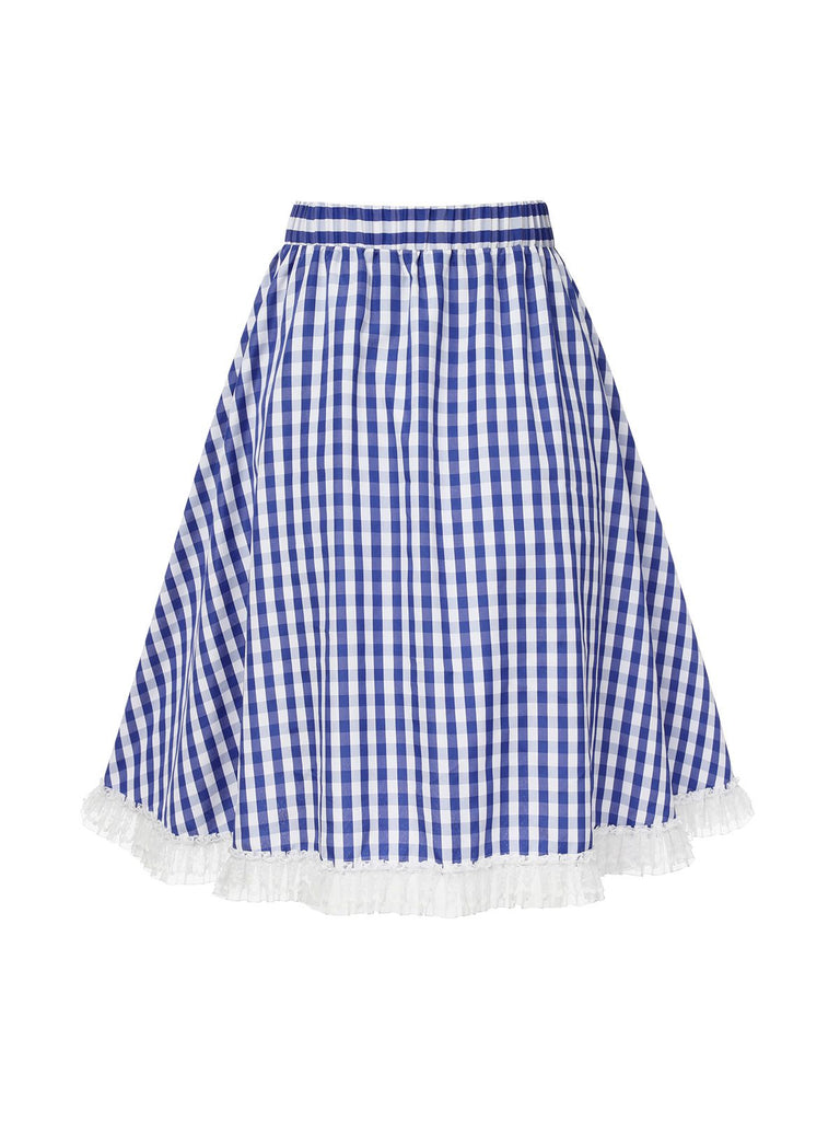2PCS 1950s Plaid Top Skirt | 1950s | vintage skirt, retro style