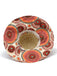 Bohemian Mandala Print Crochet Straw Bow Sun Hat - vintage fashion, retro style