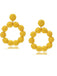 Bohemian Raffia Hoop Statement Earrings - vintage fashion, retro style