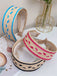 Boho Color Patchwork Braided Headband - vintage fashion, retro style
