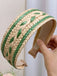 Boho Color Patchwork Braided Headband - vintage fashion, retro style