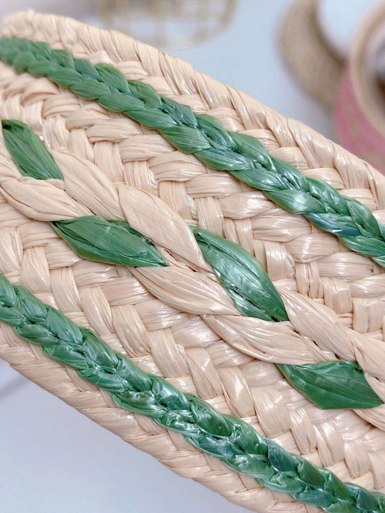 Boho Color Patchwork Braided Headband - vintage fashion, retro style