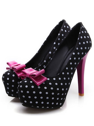 1970s Bow Vintage Classic Shoes