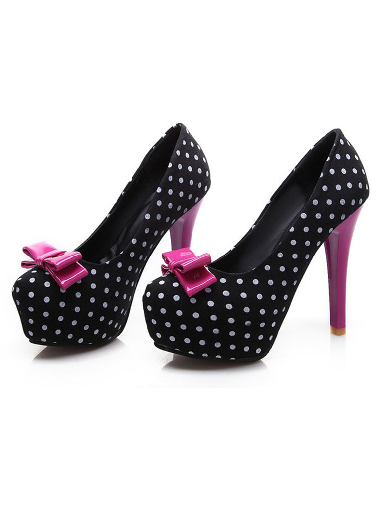 1970s Bow Vintage Classic Shoes 5