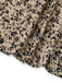 Brown 1930s Ditsy Floral Puff Sleeve Jumpsuit - vintage jumpsuit, retro fashion