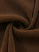 Brown 1940s Halter Solid Cover Up Set - vintage fashion, retro style