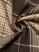 Brown 1950s Plaid Corduroy Shirt Collar Dress - vintage dress, retro fashion, rockabilly