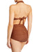 1950s Solid Mesh Halter Swimsuit | 1950s | vintage swimsuit, retro beachwear