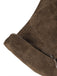 Brown 1980s Deer Faux Fur-Trimmed Skirt - vintage skirt, retro style