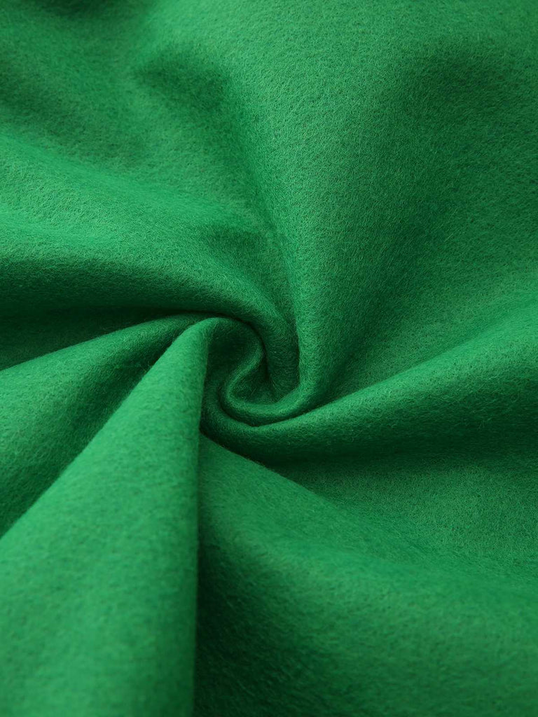 1950s Christmas Tree Hoodie With Colorful Pom Poms