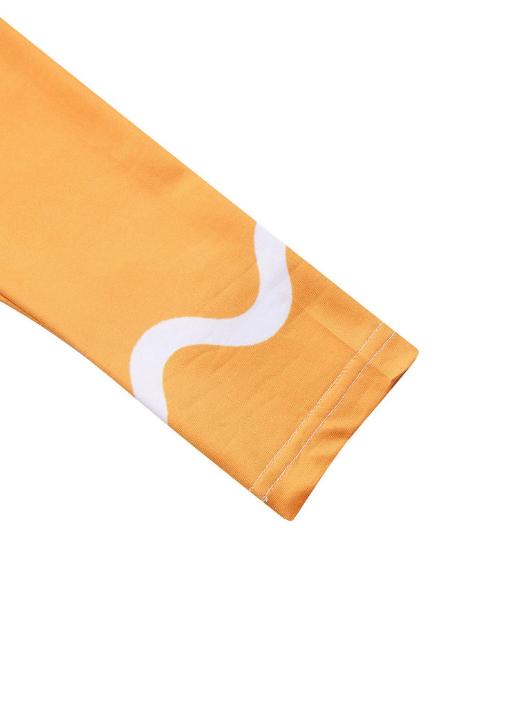 Yellow 1960s Gingerbread Cosplay Dress