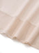 Close-up of beige fabric with a soft texture on a white background
