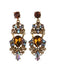 She adds this Champagne Alloy Vintage Rhinestone Earrings and suddenly it's 1950s perfection