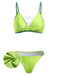 [Pre-Sale] Chartreuse 1970s Chiffon Swimsuit