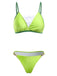 [Pre-Sale] Chartreuse 1970s Chiffon Swimsuit