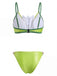 [Pre-Sale] Chartreuse 1970s Chiffon Swimsuit