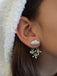 Christmas Cloud Snowflake Gradient Earrings — vintage elegance for the modern woman