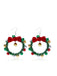 Christmas Colorful Tree Tassel Earrings - vintage fashion, retro style