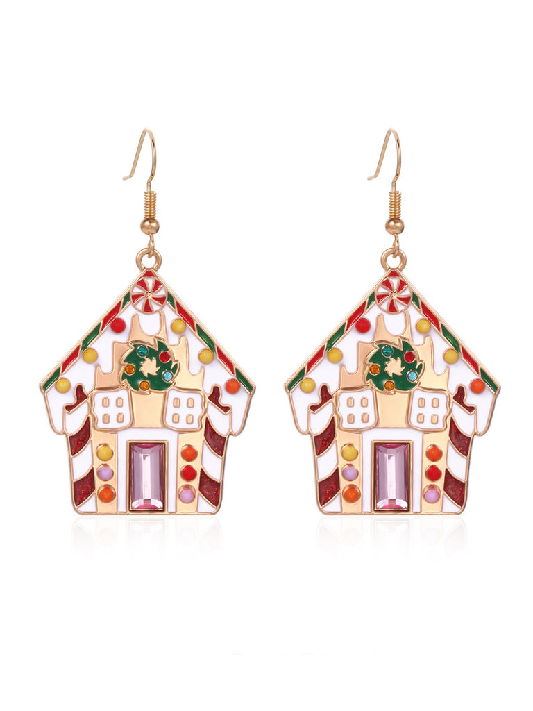 Christmas Elements Cute Dangle Earrings: vintage detail work for the woman who notices
