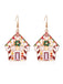 Christmas Elements Cute Dangle Earrings: vintage detail work for the woman who notices