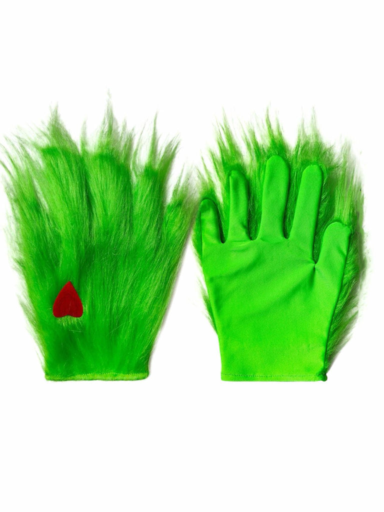 Christmas Grinch Fur Accessories - vintage fashion, retro style
