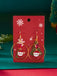Christmas Tree & Snowman & Candy Cane Earrings - vintage fashion, retro style