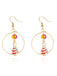 Christmas Tree & Snowman & Candy Cane Earrings - vintage fashion, retro style