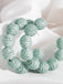 Chunky Braided Raffia Ball C-Hoop Earrings, vintage fashion, retro style - perfect for women who love vintage and retro fashion