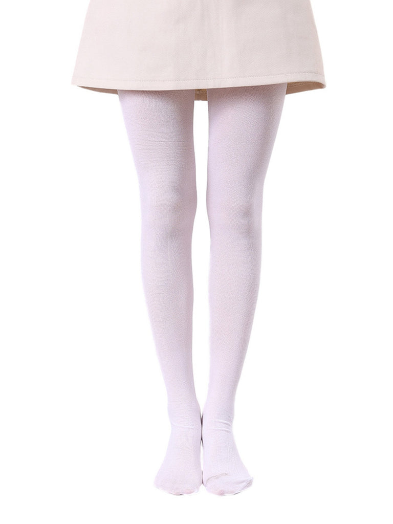 Colored Full Footed Tights Pantyhose - vintage fashion, retro style, elegant red