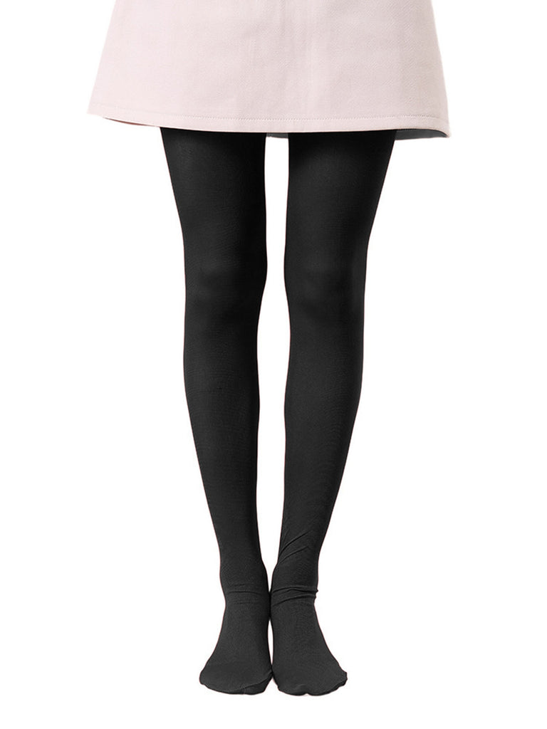 Colored Full Footed Tights Pantyhose - vintage fashion, retro style, elegant red