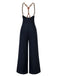 Dark 1950s Button Suspender Pants - vintage fashion, retro style