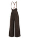Dark 1950s Button Suspender Pants - vintage fashion, retro style