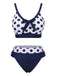 1950s Polka Dot Bow Patchwork | 1950s | vintage swimsuit, retro beachwear