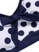 1950s Polka Dot Bow Patchwork | 1950s | vintage swimsuit, retro beachwear