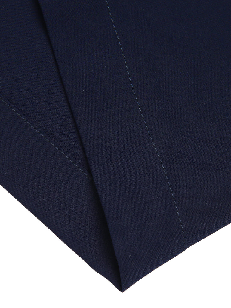 Dark Blue 1950s Solid Button Straight Pants, vintage fashion, retro style - perfect for women who love vintage and retro fashion
