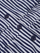 Dark Blue 1950s V-Neck Pockets Stripes Romper — 1950s style that transcends decades