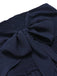 Dark Blue 1960s Solid Bow Strapless Jumpsuit, vintage romper, retro jumpsuit - perfect for women who love vintage and retro fashion