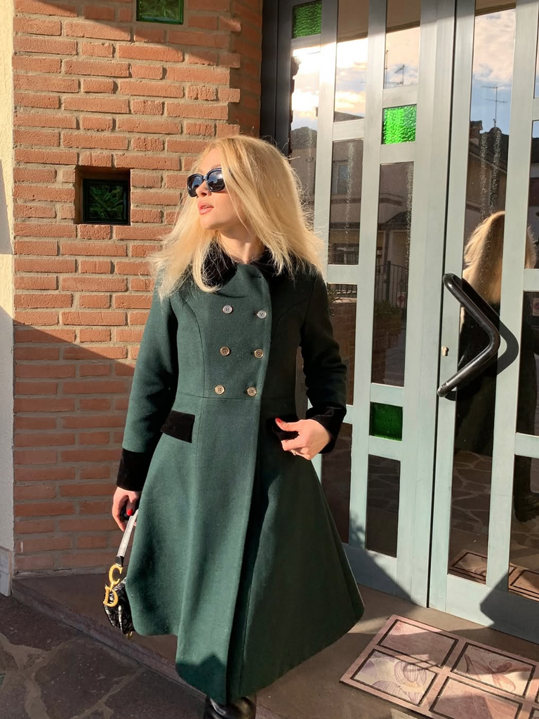 1940s Solid Button Coat | 1940s | vintage outerwear, retro jacket