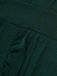 Dark Green 1940s V-Neck Ruffles Solid Dress — a 1940s silhouette that turns sidewalks into runways