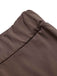 Dark Khaki 1950s Solid Flared Pants, vintage fashion, retro style - perfect for women who love vintage and retro fashion