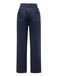 Deep Blue 1950s Denim Straight Leg Pants - vintage fashion, retro style
