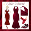 She slips into this Deep Red 1930s Glitter Cowl Neck Mermaid Dress and suddenly it's a 1930s daydream