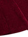 Deep Red 1930s Glitter Cowl Neck Mermaid Dress: where 1930s romance meets her modern spirit