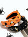 Devil Pumpkin Ghost Rhinestone Knotted Headband - vintage fashion, retro style