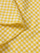 Yellow 1960s Halter V-Neck Plaids Dress