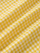 Yellow 1960s Halter V-Neck Plaids Dress