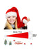 Extended Length Fluffy Christmas Hat - vintage fashion, retro style