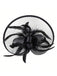 Feather Fascinator Hat With Veil - vintage fashion, retro style
