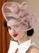 Feather Fascinator Hat With Veil - vintage fashion, retro style