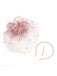 Floral Feather Fascinator Hat With Veil - vintage fashion, retro style